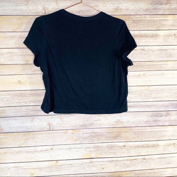 Bravado Guns n Roses Sweet Child of Mine Black Cropped Graphic Tee - Picture 3 of 4